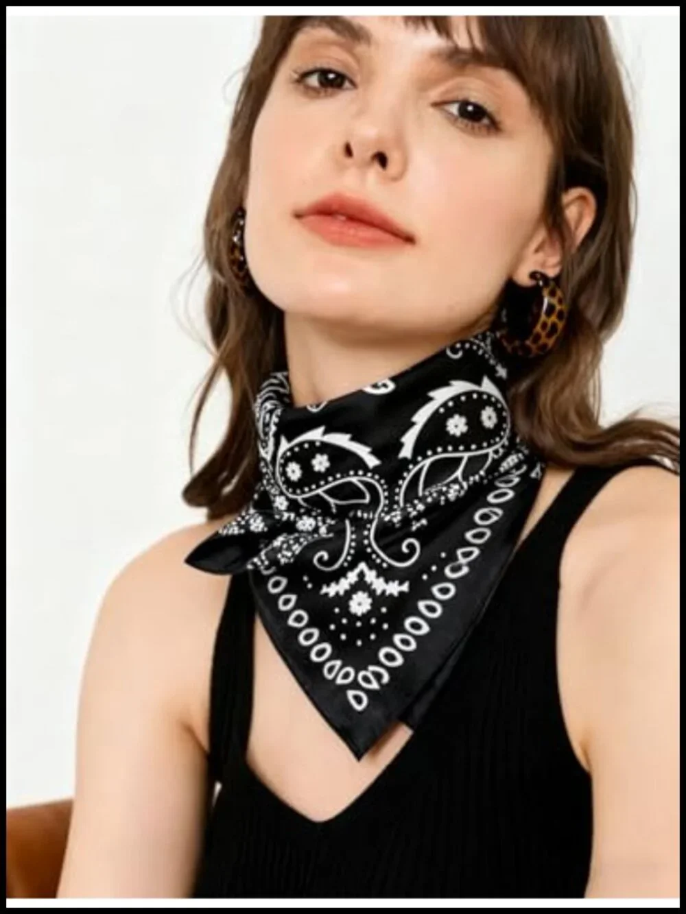 Women's Square Scarf Wrap 35